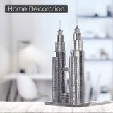  Mô Hình Kim Loại Lắp Ráp 3D Piececool Tháp Đôi (38 mảnh, Petronas) HP006-S – MP379 
