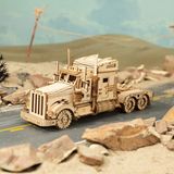  Mô Hình Gỗ 3D Lắp Ráp ROBOTIME Xe Đầu Kéo (286 mảnh, Heavy Truck) MC502 – WP033 