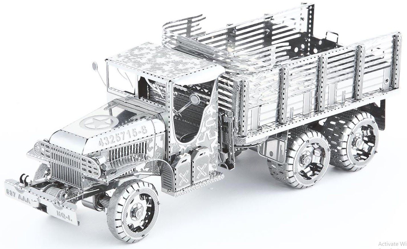  Mô Hình Kim Loại Lắp Ráp 3D Metal Works Xe Chở Hàng Quân Đội (35 mảnh, Military Cargo Vehicle) – MP268 
