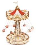  Mô Hình Gỗ 3D Lắp Ráp ROBOTIME ROKR Hộp Nhạc Xích Đu Quay (289 mảnh, Swing Ride) EA02 – WP245 