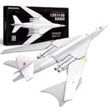 Mô Hình Kim Loại 3D Lắp Ráp Piececool Máy Bay Ném Bom Tupolev TU-160 (53 mảnh) 1:200 HP336-WS - MP1215 