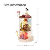  Mô Hình Gỗ 3D Lắp Ráp ROBOTIME Rolife DIY Dollhouse Nhà Tí Hon Căn Phòng Bí Mật (70 mảnh, Secluded Neighbour) DS003 – WP215 