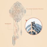  Mô Hình Gỗ 3D Lắp Ráp ROBOTIME ROKR Đồng Hồ Treo Tường Tình Yêu (231 mảnh, Romantic Note Wall Clock) LC701 – WP242 