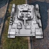  Mô Hình Kim Loại 3D Lắp Ráp Piececool Xe Tăng Chiến Đấu T-34/76 (Tỉ Lệ 1:48, 308 mảnh, T-34/76, 308 mảnh, Medium Tank) HP358-SK - MP1231 