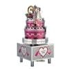 Mô Hình Kim Loại Lắp Ráp 3D Microworld Hộp Nhạc Bánh Kem Đám Cưới (100 mảnh, Wedding Cake) – MP817