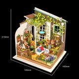  Mô Hình Gỗ 3D Lắp Ráp ROBOTIME DIY Dollhouse Nhà Tí Hon (221 mảnh, Miller's Garden) DG108 – WP043 