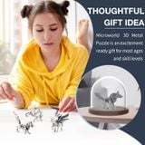  Mô Hình Kim Loại Lắp Ráp 3D Steel Warcraft Chó Sói (16 mảnh, Wolf) – SW023 