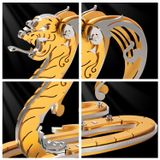  Mô Hình Kim Loại Lắp Ráp 3D Steel Warcraft Con Rắn (27 mảnh, Màu Bạc Vàng, Snake) - SW046 