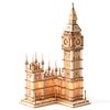 Mô Hình Gỗ 3D Lắp Ráp ROBOTIME Rolife Tháp Đồng Hồ Big Ben (220 mảnh, Big Ben Tower) TG507 – WP228