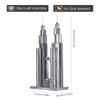  Mô Hình Kim Loại Lắp Ráp 3D Piececool Tháp Đôi (38 mảnh, Petronas) HP006-S – MP379 