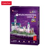  Mô Hình Giấy 3D Lắp Ráp CubicFun Lâu Đài Cổ Tích Tại Đức (128 mảnh, Neuschwanstein Castle, Đèn LED) L174h - PP075 
