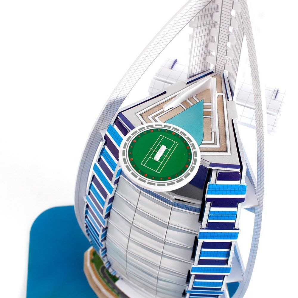  Mô Hình Giấy 3D Lắp Ráp CubicFun Khách Sạn 7 Sao Burj Al Arab (46 mảnh, Burj Al Arab) C065h - PP079 