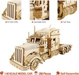  Mô Hình Gỗ 3D Lắp Ráp ROBOTIME Xe Đầu Kéo (286 mảnh, Heavy Truck) MC502 – WP033 