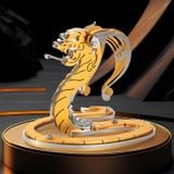  Mô Hình Kim Loại Lắp Ráp 3D Steel Warcraft Con Rắn (27 mảnh, Màu Bạc Vàng, Snake) - SW046 