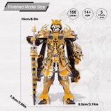  Mô Hình Kim Loại Lắp Ráp 3D Piececool Thần Tướng Kim Cang (156 mảnh, King Kong) P117-KGS - MP802 
