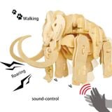  Mô Hình Gỗ 3D Lắp Ráp ROBOTIME Robotic Dinosaurs Voi Ma Mút (87 mảnh, Mammoth) A400 – WP040 