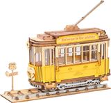  Mô Hình Gỗ 3D Lắp Ráp ROBOTIME Xe Điện Cổ Điển (92 mảnh, Classic Cable Car) TG505 – WP185 