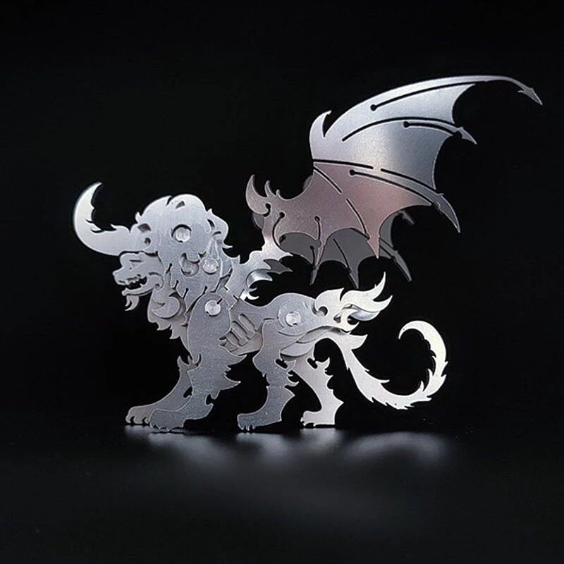  Mô Hình Kim Loại Lắp Ráp 3D Steel Warcraft Kim Nghê (20 mảnh, Kim Nghe) - SW036 