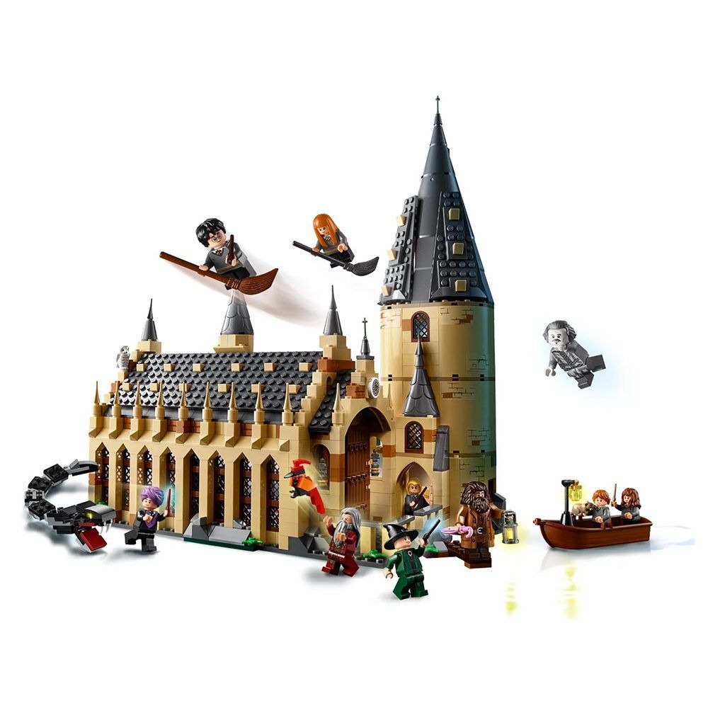  Mô Hình Nhựa 3D Lắp Ráp OEM Harry Potter Đại Sảnh Trường Hogwarts (931 mảnh, Lego 75954 Hogwarts Great Hall) S7307 - LG0147 