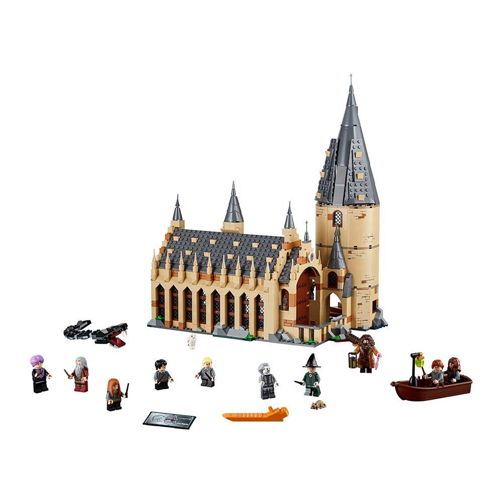  Mô Hình Nhựa 3D Lắp Ráp OEM Harry Potter Đại Sảnh Trường Hogwarts (931 mảnh, Lego 75954 Hogwarts Great Hall) S7307 - LG0147 