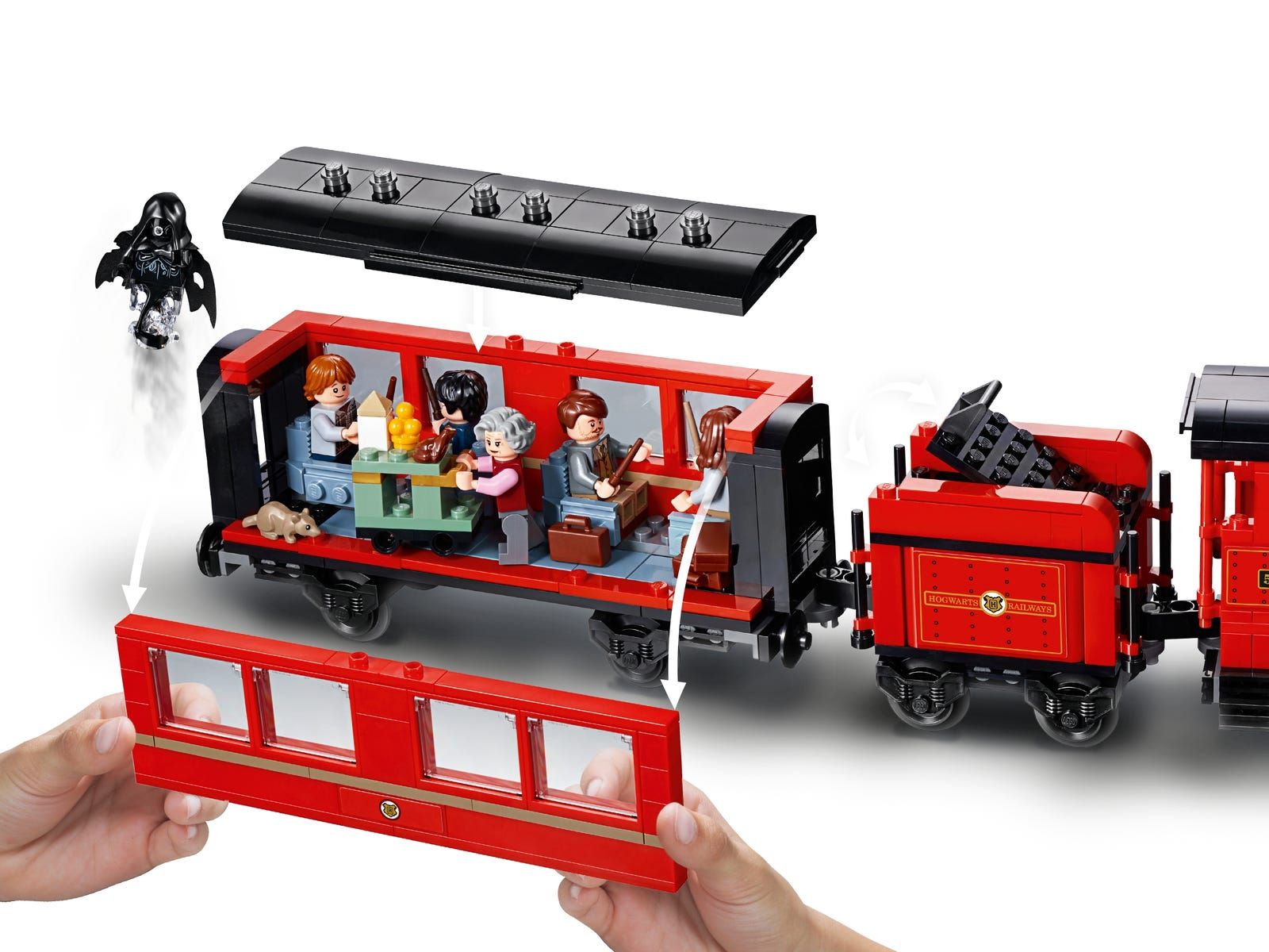  Mô Hình Nhựa 3D Lắp Ráp OEM Harry Potter Tàu Hogwarts Express (801 mảnh) 6060 - LG0135 