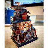  Mô Hình Kim Loại Lắp Ráp 3D MU Tiệm Mì Ramen Nhật Bản (61 mảnh, Travel to World - Japan Ramen Shop) YM-N104-E – MP935 