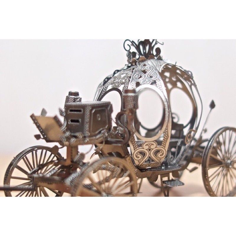  Mô Hình Kim Loại Lắp Ráp 3D Metal Mosaic Xe Bí Ngô (50 mảnh, Pumpkin Carriage) – MP882 