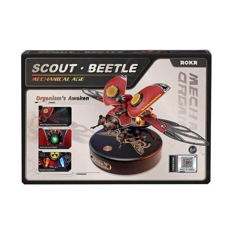  Mô Hình Nhựa 3D Lắp Ráp ROBOTIME ROKR Bọ Cánh Cứng (147 mảnh, Scout Beetle) MI02 – WP243 