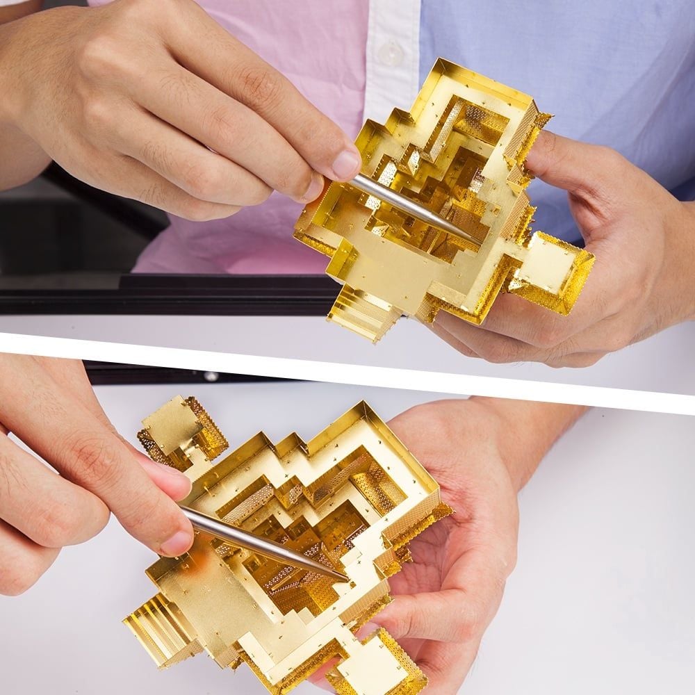  Bộ Dụng Cụ Uốn Tròn Và Ống Vặn Khớp Piececcol Mô Hình Kim Loại 3D Lắp Ráp (6 thanh, Auxiliary Tool Set) T-FZTZ09 - TL019 