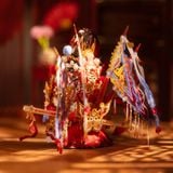  Mô Hình Kim Loại Lắp Ráp 3D MU Mèo Hoa Mộc Lan (107 mảnh, Mulan Kitty) YM-N146-T – MP1282 
