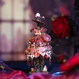 Mô Hình Kim Loại Lắp Ráp 3D MU Bộ Váy Quý Tộc Của Alice (113 mảnh, Đế Mica Đen, Alice's Dress) YM-N174-B – MP1243 