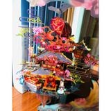  Mô Hình Kim Loại Lắp Ráp 3D MU Nhân Duyên Cát (185 mảnh, Đế Mica Màu, Marriage Pavilion) YM-N108 – MP900 