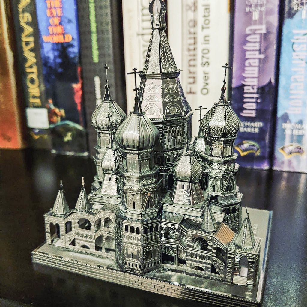  Mô Hình Kim Loại Lắp Ráp 3D Metal Mosaic Nhà Thờ Chính Tòa Saint Basil (96 mảnh) – MP641 
