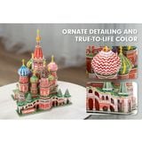  Mô Hình Giấy 3D Lắp Ráp CubicFun Nhà Thờ Chính Tòa Thánh Basil (222 mảnh, National Geographic Saint Basil's Cathedral) DS0999h - PP066 
