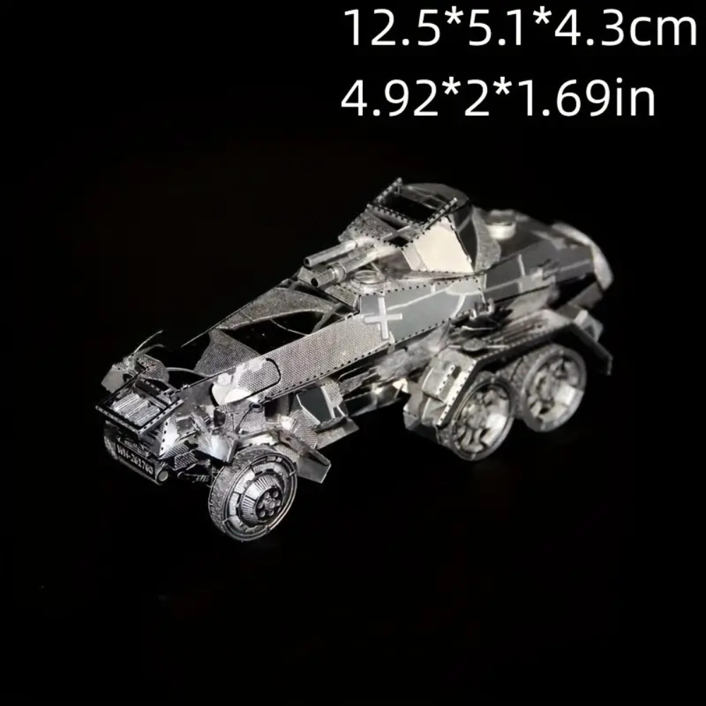  Mô Hình Kim Loại Lắp Ráp 3D Metal Works Xe Bọc Giáp SD.KFZ.231 (35 mảnh) – MP460 