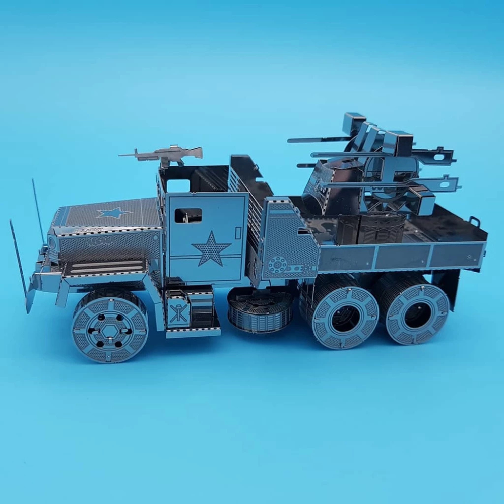  Mô Hình Kim Loại Lắp Ráp 3D Piececool Xe Quân Đội M35 (78 mảnh, Military Motor Lorry) P034-S – MP143 