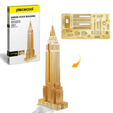 Mô Hình Kim Loại Lắp Ráp 3D Piececool Tòa Nhà Empire State (21 mảnh) HP002-G – MP392 