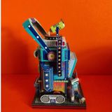  Mô Hình Kim Loại Lắp Ráp 3D MU Quán Karaoke Châu Âu (81 mảnh, Travel to World - Karaoke Bar) YM-N118-C – MP968 