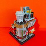  Mô Hình Kim Loại Lắp Ráp 3D MU Quán Trà Sữa Nhật Bản (69 mảnh, Travel to World - Japan Milk Tea Shop) YM-N104-F – MP936 