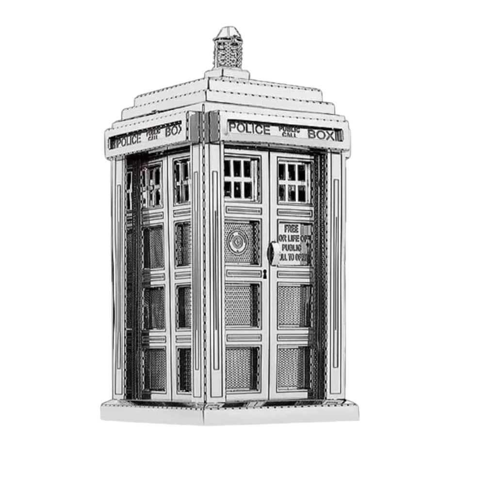  Mô Hình Kim Loại Lắp Ráp 3D Metal Works Bốt Cảnh Sát (35 mảnh, Police Box) – MP236 