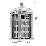  Mô Hình Kim Loại Lắp Ráp 3D Metal Works Bốt Cảnh Sát (35 mảnh, Police Box) – MP236 