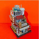  Mô Hình Kim Loại Lắp Ráp 3D MU Quán Trà Sữa Nhật Bản (69 mảnh, Travel to World - Japan Milk Tea Shop) YM-N104-F – MP936 