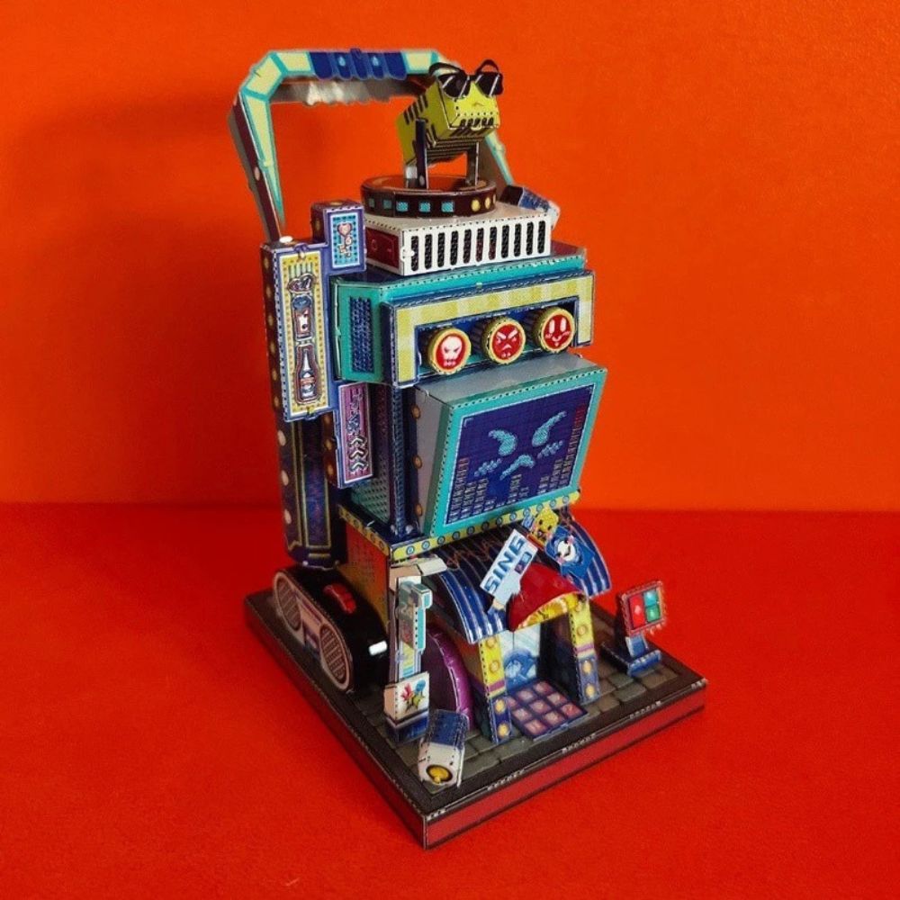  Mô Hình Kim Loại Lắp Ráp 3D MU Quán Karaoke Châu Âu (81 mảnh, Travel to World - Karaoke Bar) YM-N118-C – MP968 