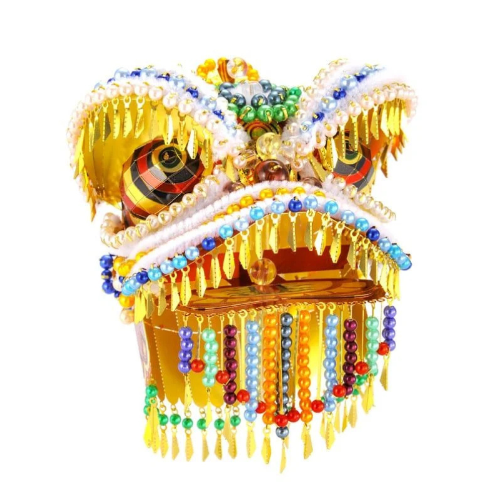  Mô Hình Kim Loại Lắp Ráp 3D Microworld Lân Sư Rồng (305 mảnh, Dancing Lion) – MP789 