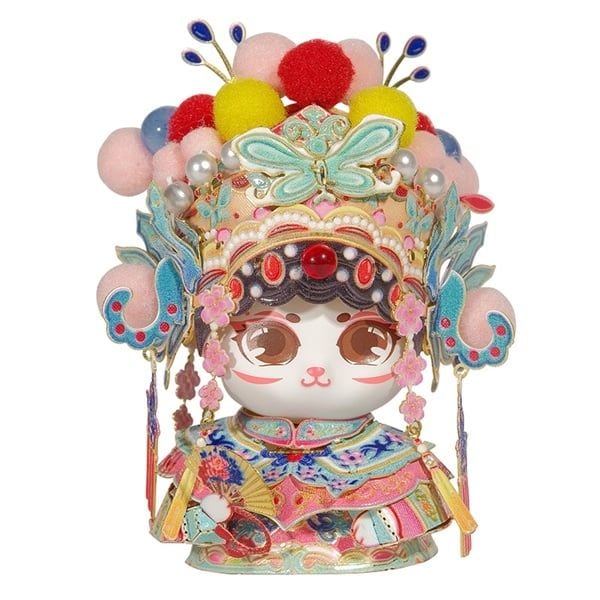 Mô Hình Kim Loại Lắp Ráp 3D MU Mèo Hoa Đán (54 mảnh, Cat Huadan) YM-N146-D – MP1274 