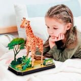  Mô Hình Giấy 3D Lắp Ráp CubicFun Con Hươu Cao Cổ (43 mảnh, Giraffe) P857h - PP004 