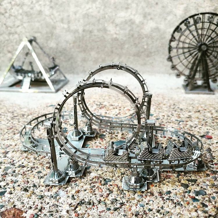  Mô Hình Kim Loại Lắp Ráp 3D Metal Mosaic Tàu Lượng Siêu Tốc (35 mảnh) – MP879 