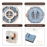  Mô Hình Gỗ 3D Lắp Ráp ROBOTIME ROKR Đồng Hồ Treo Tường Tình Yêu (231 mảnh, Romantic Note Wall Clock) LC701 – WP242 