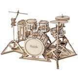  Mô Hình Gỗ 3D Lắp Ráp ROBOTIME Rolife Bộ Trống (246 mảnh, Drum Kit) TG409 – WP218 