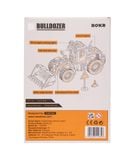  Mô Hình Gỗ 3D Lắp Ráp ROBOTIME ROKR Xe Máy Ủi (211 mảnh, Bulldozer) TG509K – WP248 